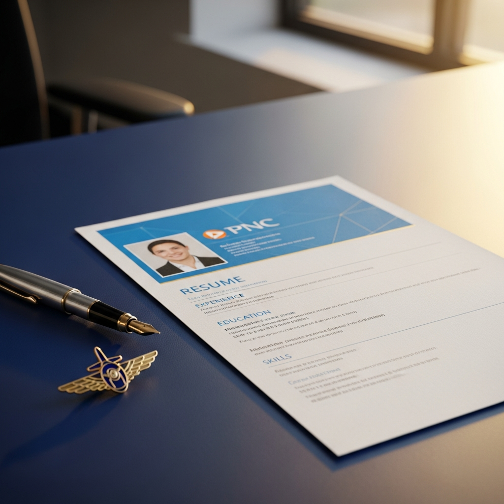 CV de personnel navigant commercial soigneusement préparé